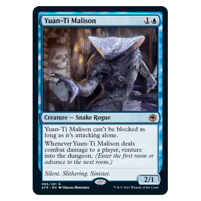 Yuan-Ti Malison : DUNGEONS & DRAGONS: ADVENTURES IN THE FORGOTTEN REALMS - 086/281