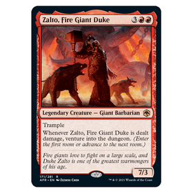 Zalto, Fire Giant Duke : DUNGEONS & DRAGONS: ADVENTURES IN THE FORGOTTEN REALMS - 171/281