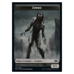 Zombie // Knight Double-sided Token : DOUBLE MASTERS 2022 - 012/024 // 005/024