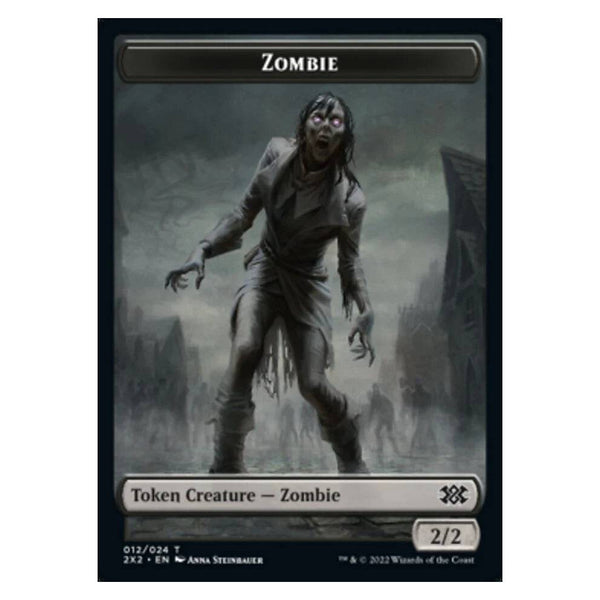 Zombie // Knight Double-sided Token : DOUBLE MASTERS 2022 - 012/024 // 005/024