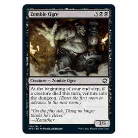 Zombie Ogre : DUNGEONS & DRAGONS: ADVENTURES IN THE FORGOTTEN REALMS - 129/281