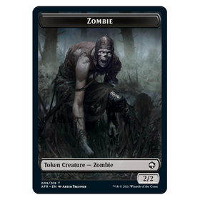 Zombie Token : DUNGEONS & DRAGONS: ADVENTURES IN THE FORGOTTEN REALMS - 009/019
