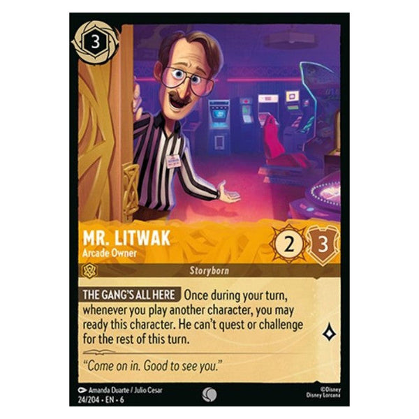 Mr. Litwak (Foil) : Arcade Owner - 24/204