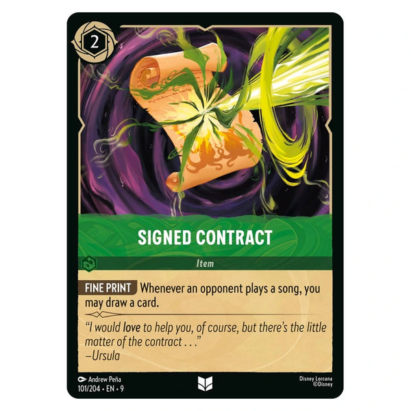 Signed Contract - 101/204
