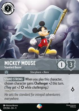 Mickey Mouse (Epic Rare) : Standard Bearer - 221/204