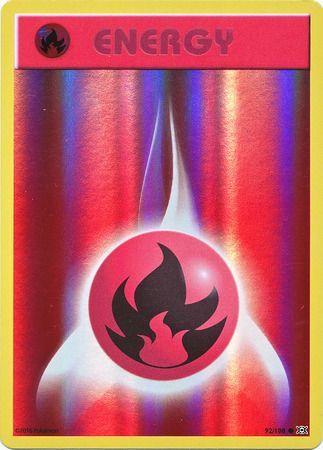 Fire Energy : EVOLUTIONS (Reverse holo) - 92/108 - Lockett Labs UK