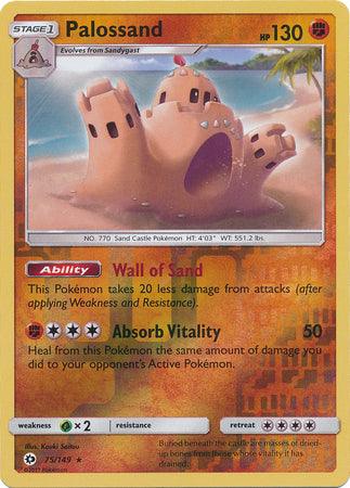 Palossand : SUN & MOON BASE (Reverse holo) - 75/149 - Lockett Labs UK