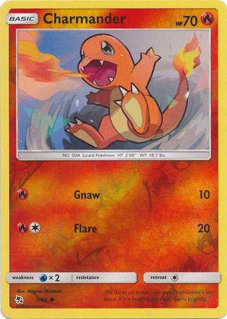 Charmander : HIDDEN FATES (Reverse holo) - 7/68 - Lockett Labs UK