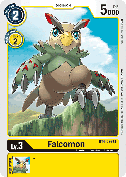 Falcomon : GREAT LEGEND - BT4-036 - Lockett Labs UK