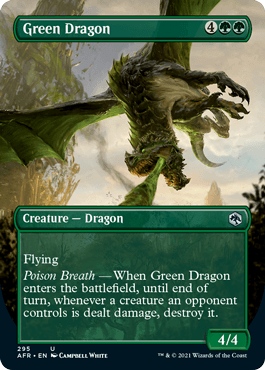 Green Dragon (BORDERLESS) : DUNGEONS & DRAGONS: ADVENTURES IN THE FORGOTTEN REALMS - 295 - Lockett Labs UK