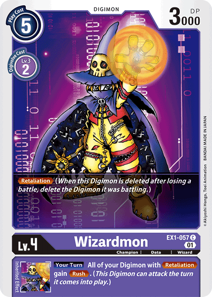Wizardmon : CLASSIC COLLECTION - EX1-057 - Lockett Labs UK
