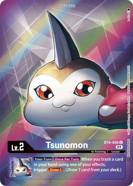 Tsunomon : DOUBLE DIAMOND (Alternate art) - BT6-006 - Lockett Labs UK