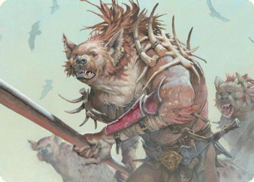 Gnoll : DUNGEONS & DRAGONS: ADVENTURES IN THE FORGOTTEN REALMS (Art card) - 011/081 - Lockett Labs UK